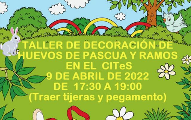 TALLER DE DECORACIÓN DE HUEVOS DE PASCUA Y RAMOS 2021
